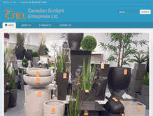 Tablet Screenshot of canadiansunlight.com